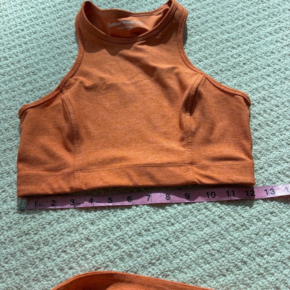Outdoor Voices Mustang Orange Workout Set - Picture 10 of 16